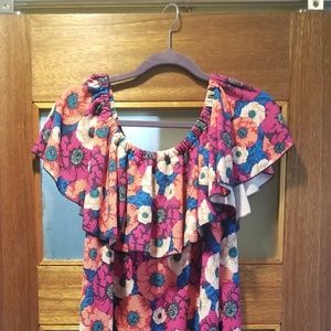 Lularoe Floral Cici XL